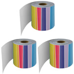 Carson Dellosa Education Rolled Straight Border, 3"x 65', Rainbow, 3/Bundle (CD-108475-3)