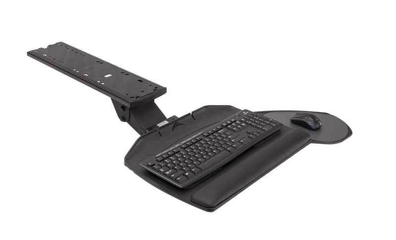 Workrite Banana-Board® Adjustable Keyboard Platform, Black, 22" (2128-22)