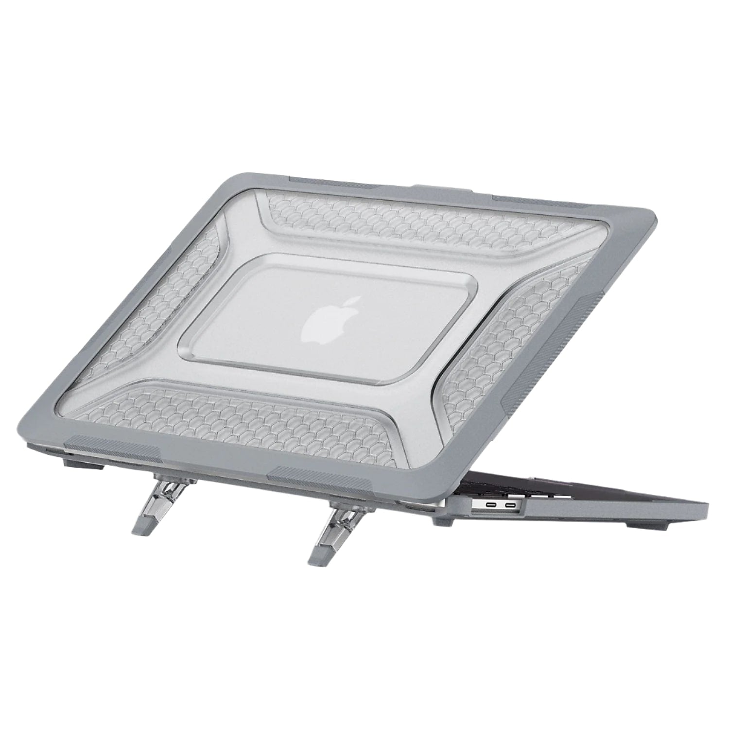 SaharaCase Raider Ultra-Duty Series 13.6" Laptop Case with Stand, Shock Absorbing, Storm Gray (LT00066)