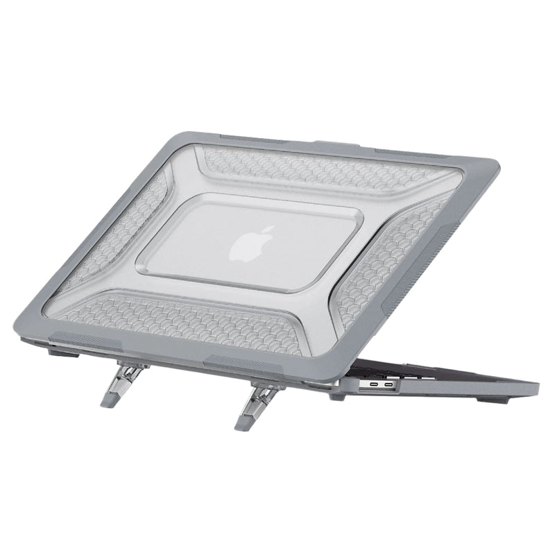 SaharaCase Raider Ultra-Duty Series 13.6" Laptop Case with Stand, Shock Absorbing, Storm Gray (LT00066)