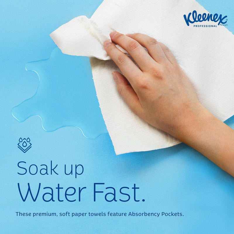 Kleenex Pop-Up Recycled Multifold Paper Towels, 1-ply, 120 Sheets/Pack, 1 Packs/Carton (01701)