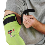 Ergodyne ProFlex 7941-PR Cut-Resistant Arm Sleeve, ANSI A4, Lime, 18 in, 144 Pairs (17947)