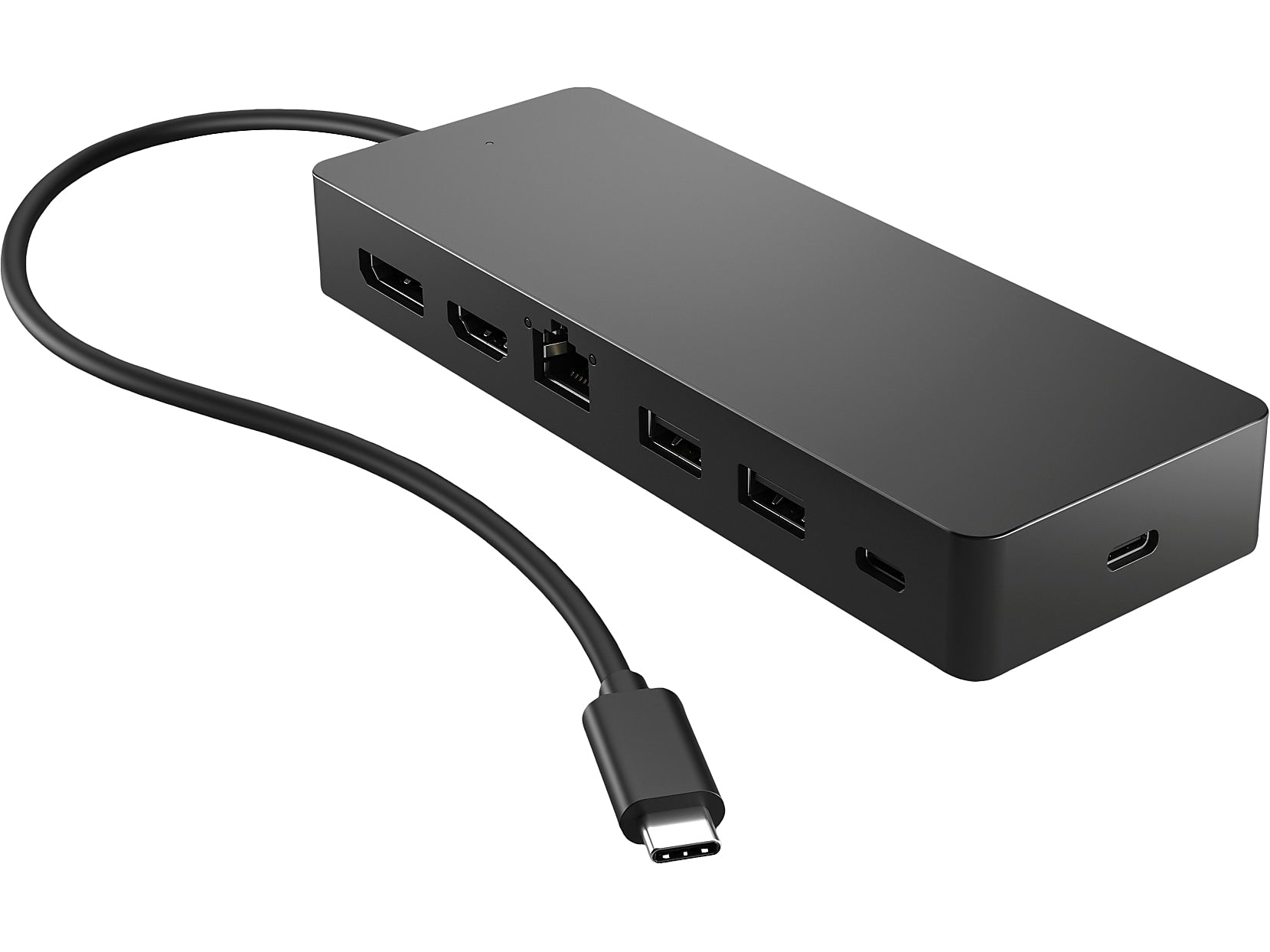 HP Universal 7-Port USB-C Hub, Black (50H55UT)