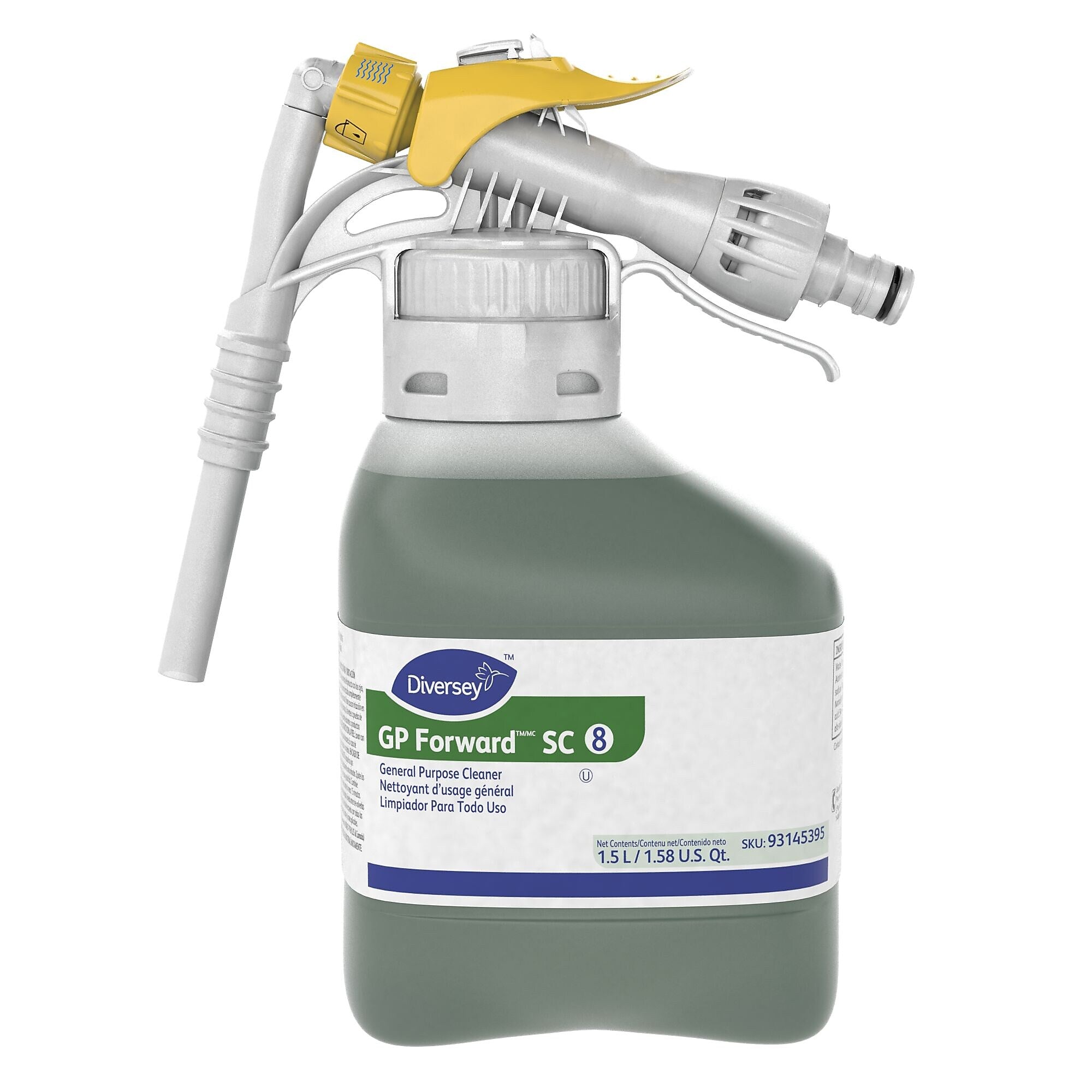 GP Forward SC 8 Multipurpose Cleaner for Diversey RTD, Citrus, 50.7 Fl.Oz., 2/Carton (93145395)