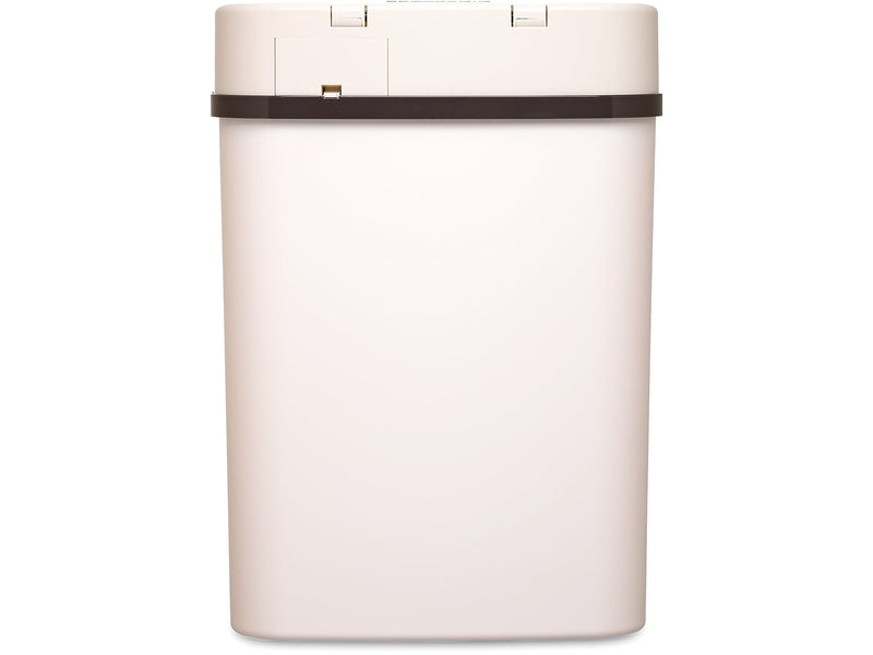 Nine Stars Plastic Sensor Trash Can, 3.2-Gallon, White (DZT-12-5WH)