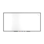 TRU RED™ Magnetic Steel Dry Erase Board, Black Frame, 8' x 4' (TR61183)