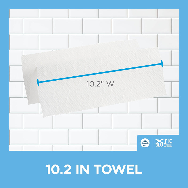 Pacific Blue Ultra BigFold Z Multifold Paper Towels, 1-ply, 220 Sheets/Pack, 10 Packs/Carton (20887)