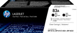 HP 83A Black Standard Yield Toner Cartridge, Prints Up to 1,500 Pages (CF283AD)