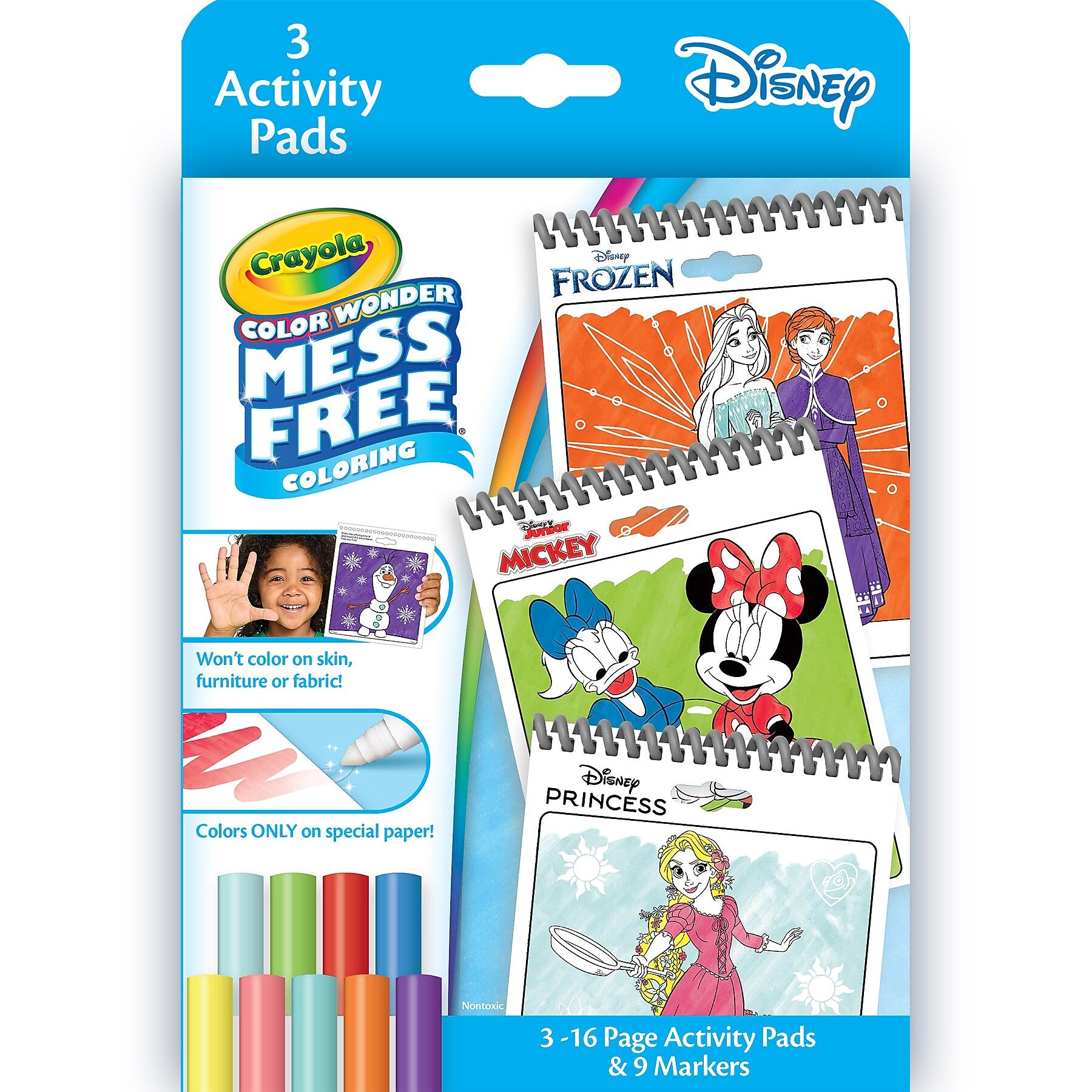 Crayola Color Wonder Disney Activity Book, 16 Pages, 3/Bundle (BIN757176)