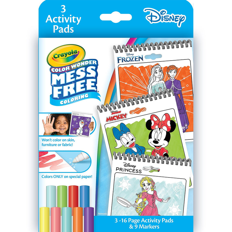 Crayola Color Wonder Disney Activity Book, 16 Pages, 3/Bundle (BIN757176)