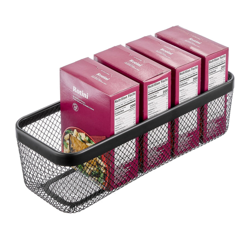 mDesign Steel Organizer, Matte Black (25960)