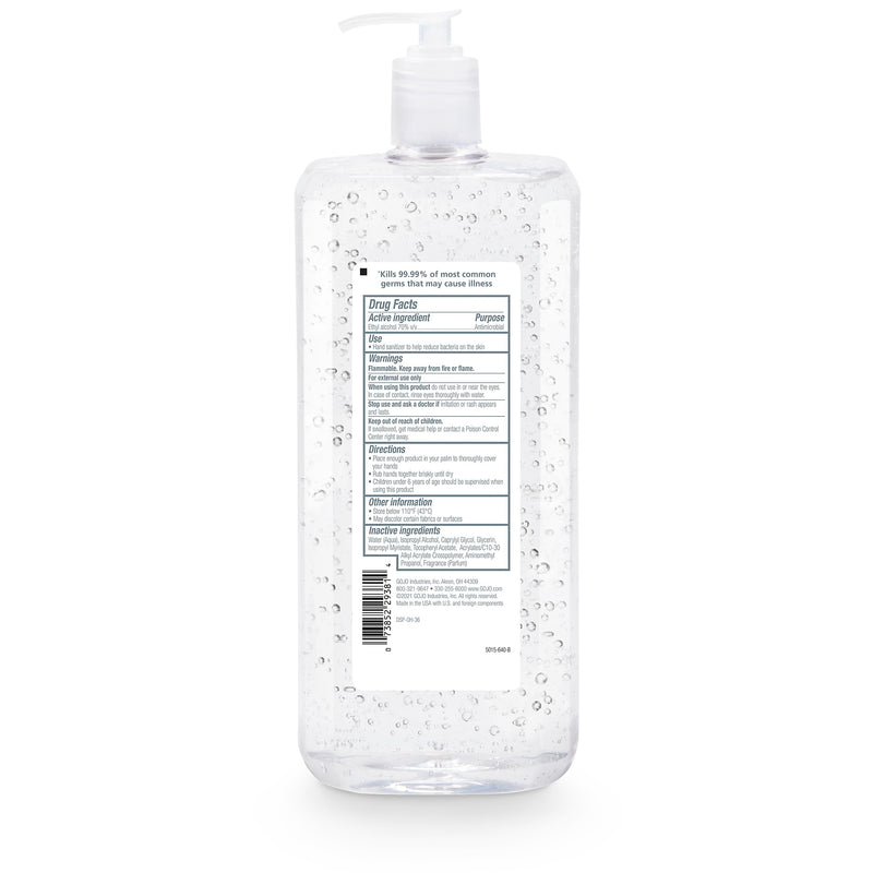 PURELL Advanced 70% Alcohol Gel Hand Sanitizer, Clean Scent, 1.5 L (5015-04)