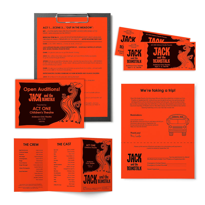 Astrobrights 8.5" x 11" Color Multipurpose Paper, 24 lbs., Orbit Orange, 500 Sheets/Ream, 10/Ream (WAU22561CT)