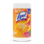 Lysol Brand New Day Disinfecting Wipes, Mango & Hibiscus Scent, 80 Wipes/Canister (001920097181)