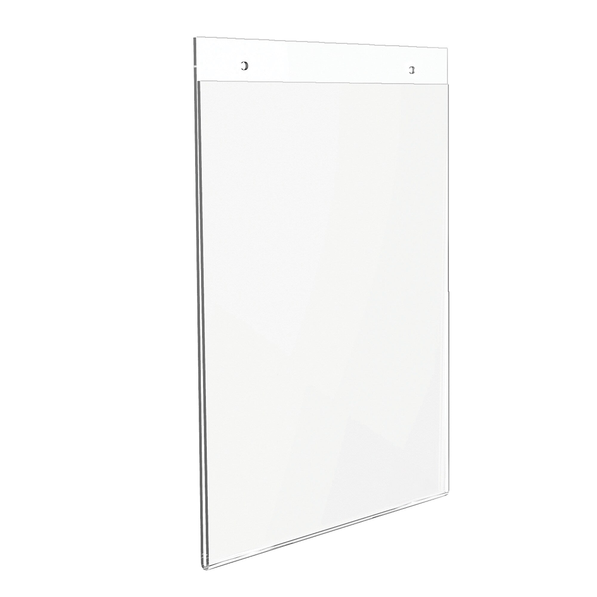 Staples Sign Holder, 8.5" x 11", Clear Plastic (ST16651/16651)