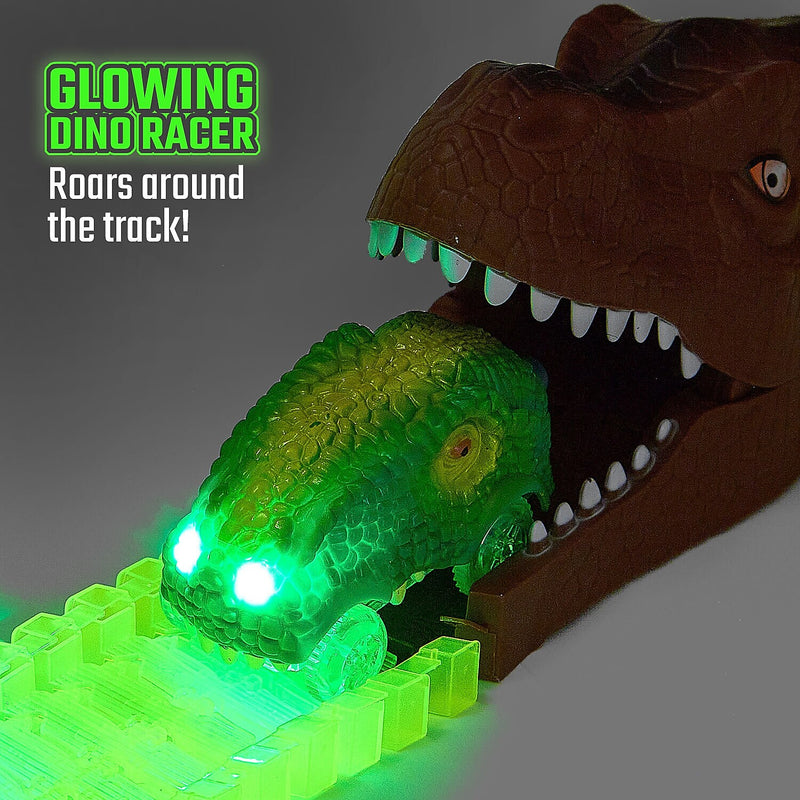 JitteryGit Dino's Escape Race Track Site Toy Set, Multicolored (000860007733048)
