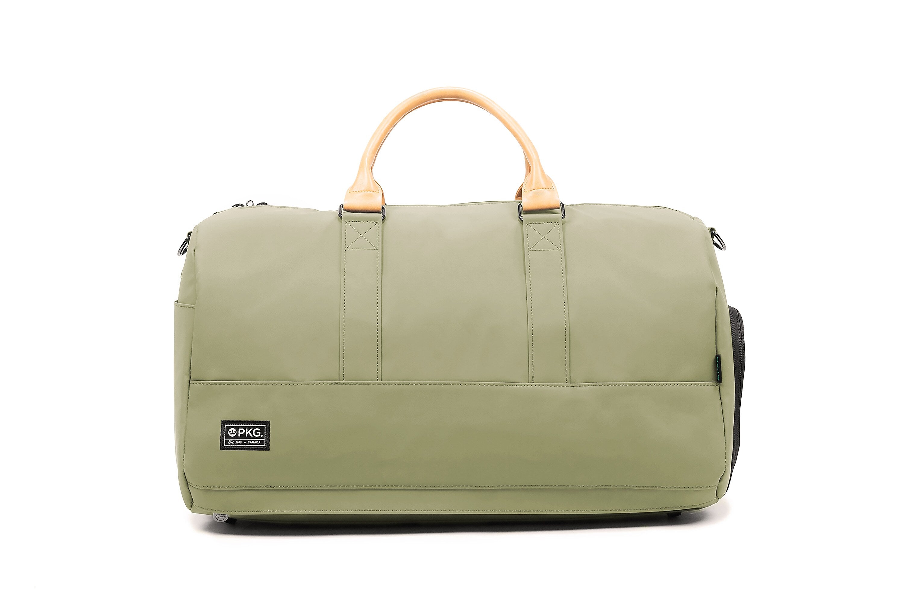 PKG Bishop series 21" Polyester Carry-On Weekender Duffel, Dark Gray (PKG BISH-R-GR01LT)