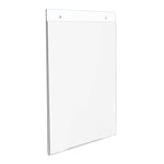 Deflect-O Anti-Glare Superior Image Document Holder, 8.5" x 11", Wall Mounted, Clear Acrylic (878201)