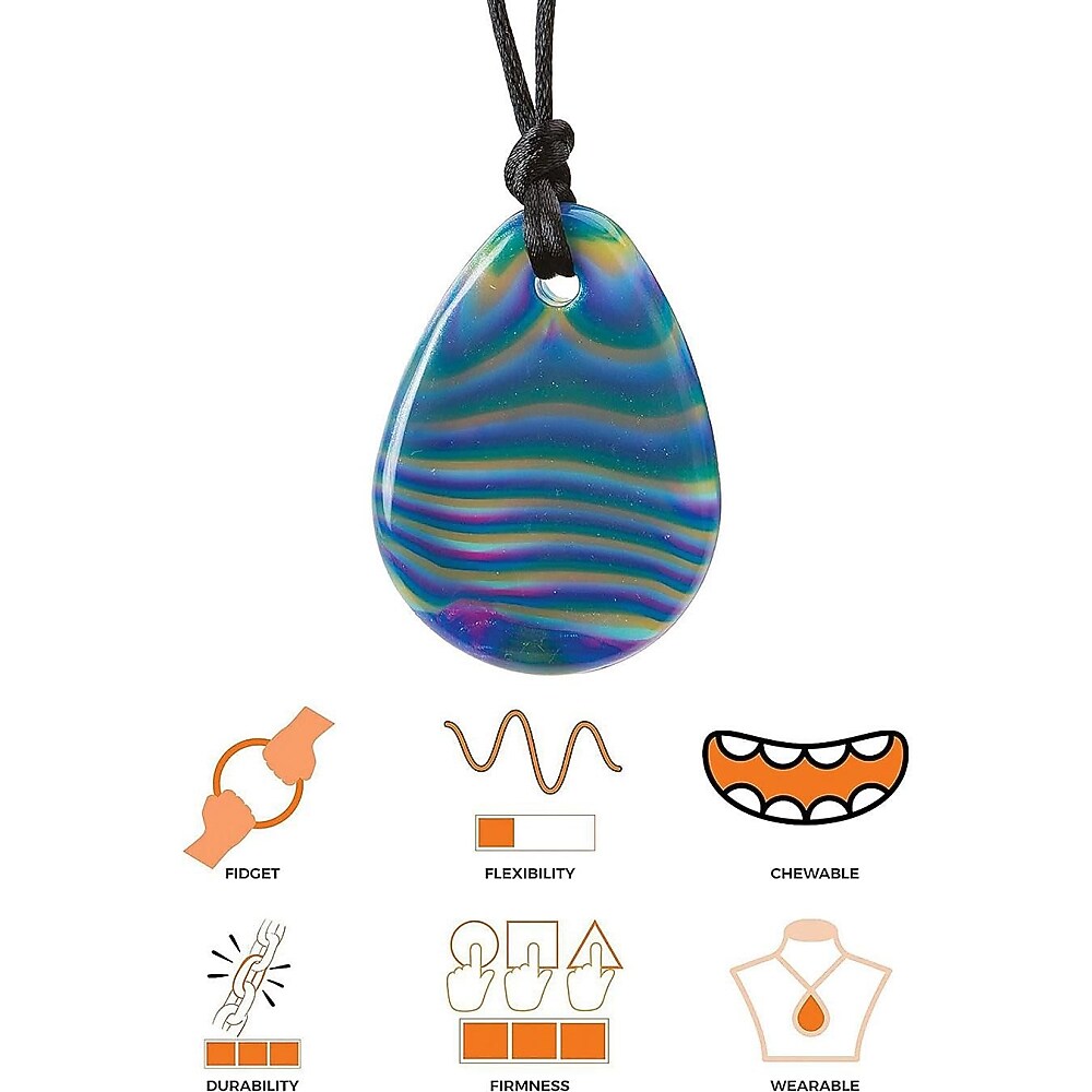 Chewigem Chewable Necklace, Rainbow (20085)