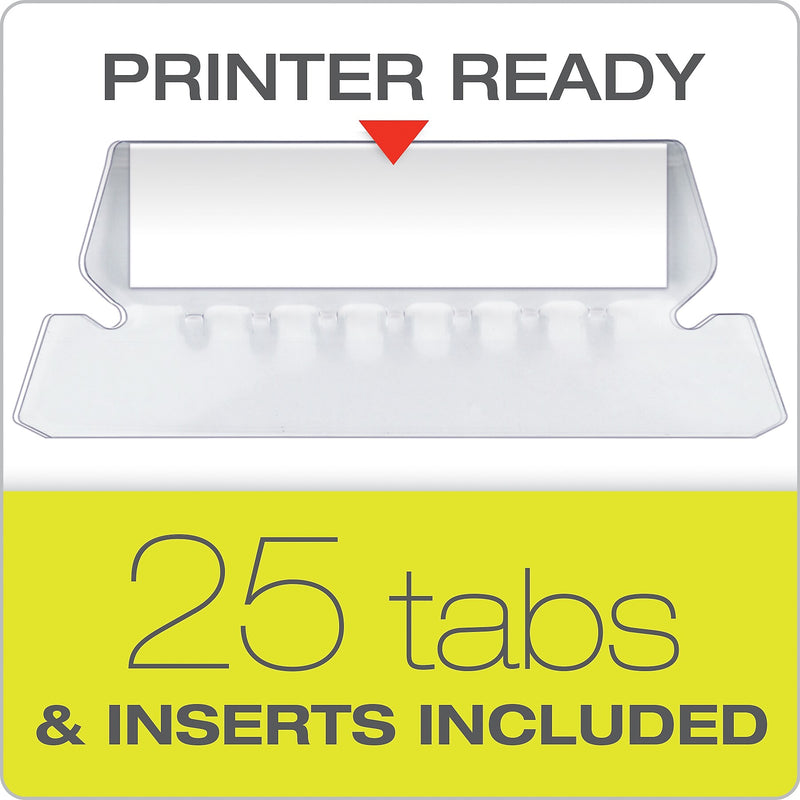 Pendaflex Reinforced Hanging File Folders, 1/5 Tab, Letter Size, Blue, 25/Box (04152 1/5 BLU)