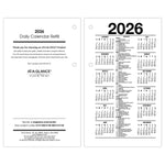 2026 AT-A-GLANCE 6" x 3.5" Daily Calendar Refill Pages, White (E717-50-26)
