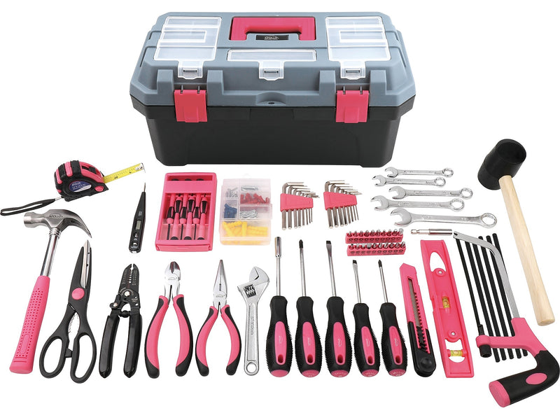 Apollo Tools Household Tool Kit, 170-Piece, Pink (DT7103P)