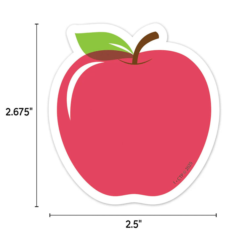Creative Teaching Press Apple Time Apples Designer Cut-Outs, 36/Pack, 3 Packs/Bundle (CTP11059-3)