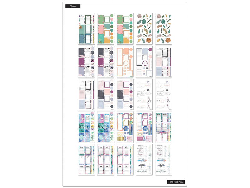 The Happy Planner All the Essentials Mega Value Pack Stickers, Assorted Colors, 2172/Pack (SP1H100-005)