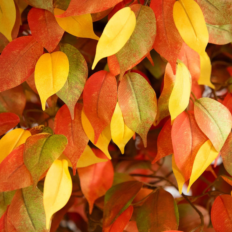 Nearly Natural 10' Autumn Ficus Artificial Fall Tree (T4769)