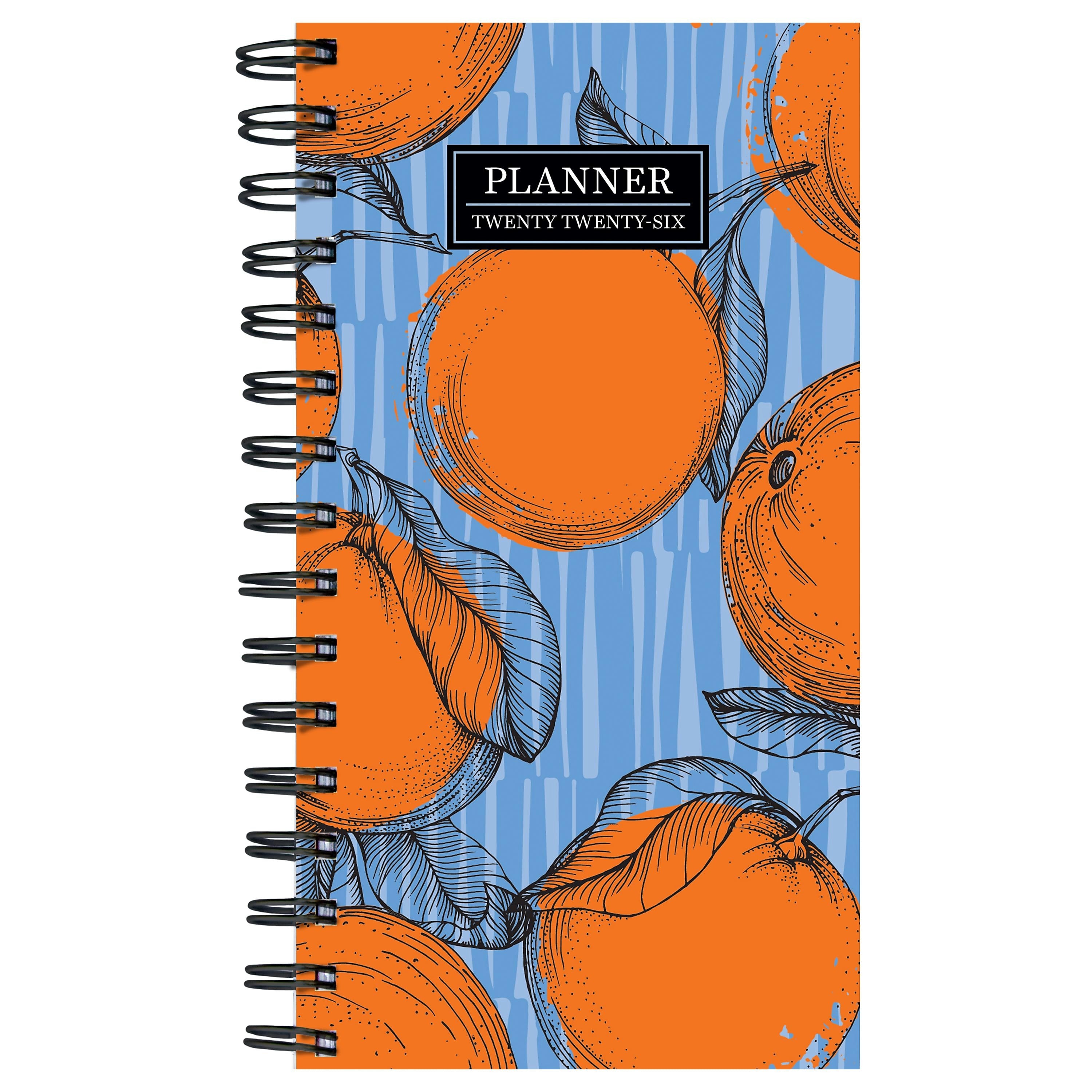 2026 TF Publishing Citrus 3.5" x 6.5" Weekly & Monthly, Paperboard Cover, Multicolored (26-7504)