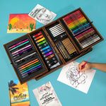 Art 101 Deluxe Multimedia Wood Art Set, Assorted Colors, 151/Pack (55142MB)