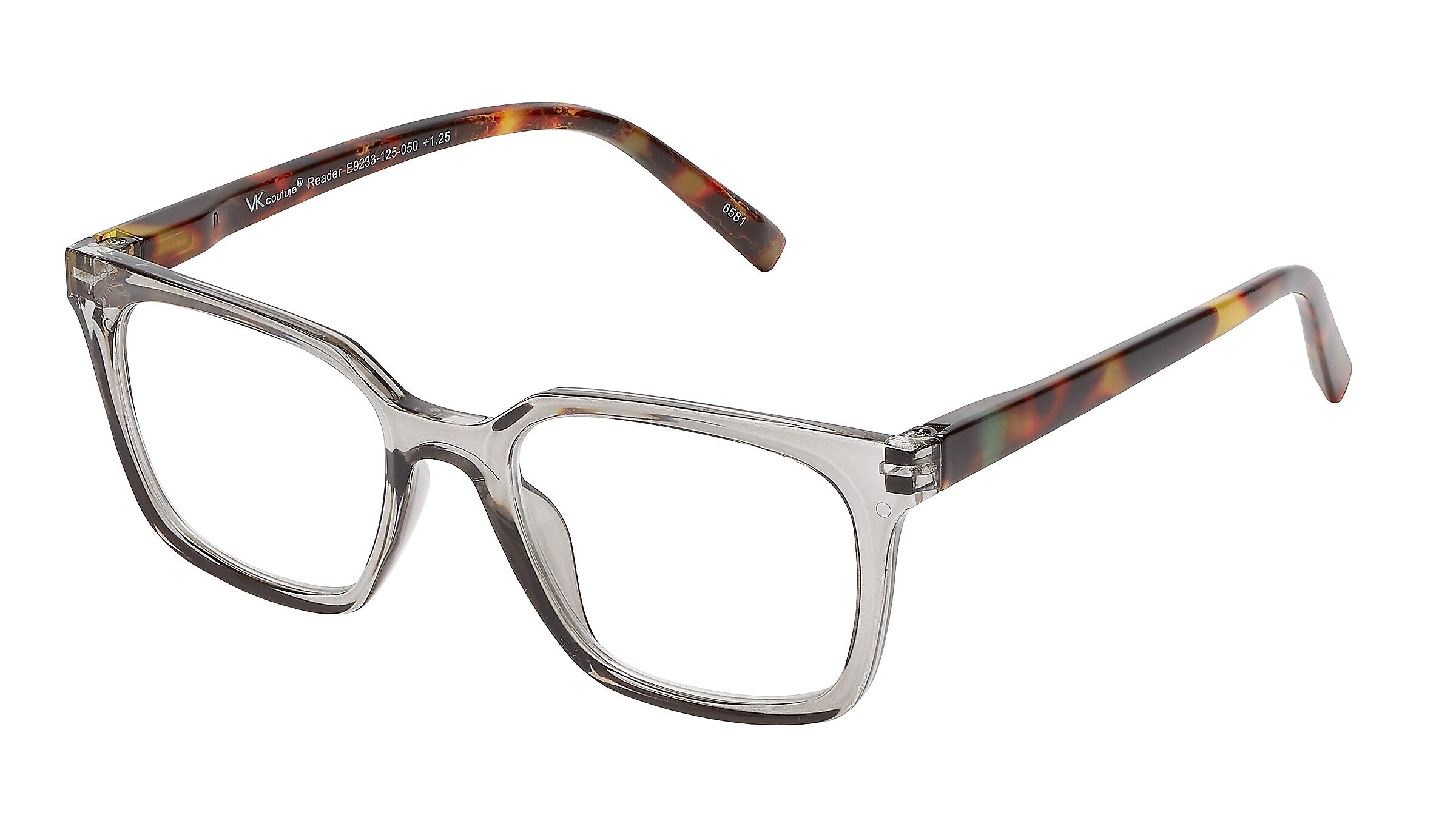 SAV VK Couture Vera +2.50 Reading Glasses, Light Gray (E9233)