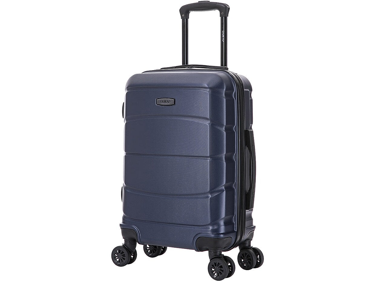 DUKAP Sense 20" Hardside Suitcase, 4-Wheeled Spinner, TSA Checkpoint Friendly, Blue (DKSEN00S-BLU)