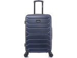 InUSA Trend 24" Hardside Suitcase, 4-Wheeled Spinner, TSA Checkpoint Friendly, Blue (IUTRE00M-BLU)