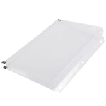 JAM Paper Plastic Binder Pocket, 3-Hole Punched, Clear, 3/Pack (235731329x3)