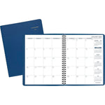 2026 AT-A-GLANCE 7" x 8.75" Monthly Planner, Faux Leather Cover, Blue (70-124-20-26)