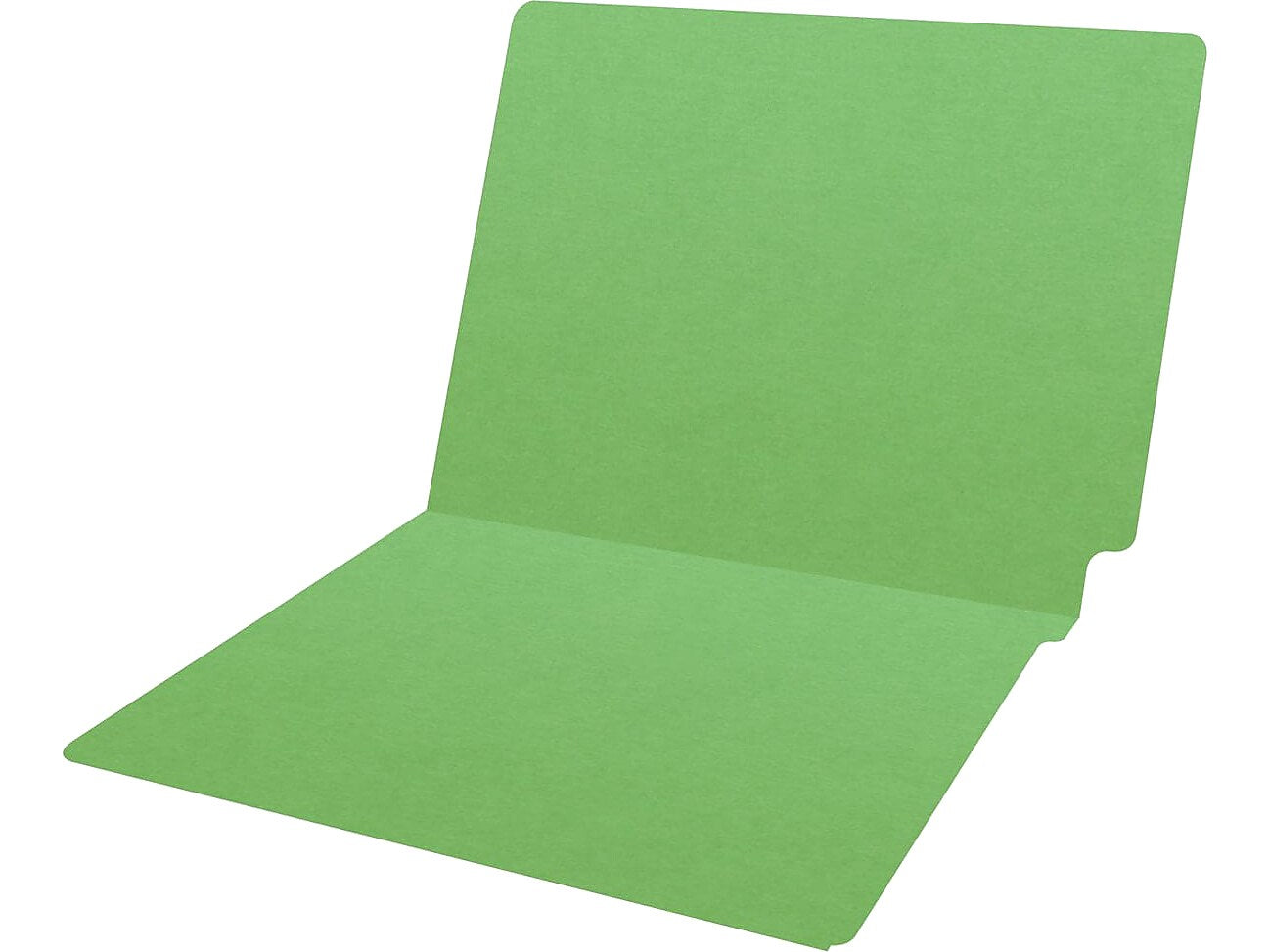 Medical Arts Press Heavy-Duty End Tab File Folder, Straight Cut, Letter-Size, Green, 40/Box (S-09458-GRN)