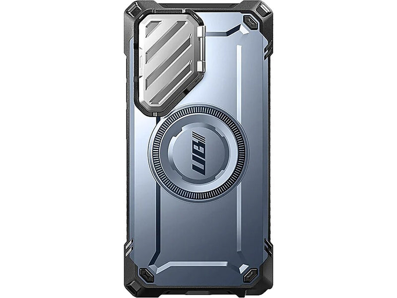 SUPCASE Unicorn Beetle MAG XT MagSafe Bumper Case for Samsung Galaxy S24 Ultra, Shock Absorbing, Metallic Blue (GXYS24U5GMXTTT)