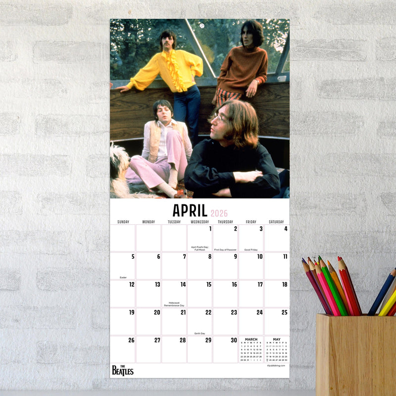 2026 TF Publishing 12" x 17" TF Publishing 7" x 7" The Beatles Mini Calendar 26-2101