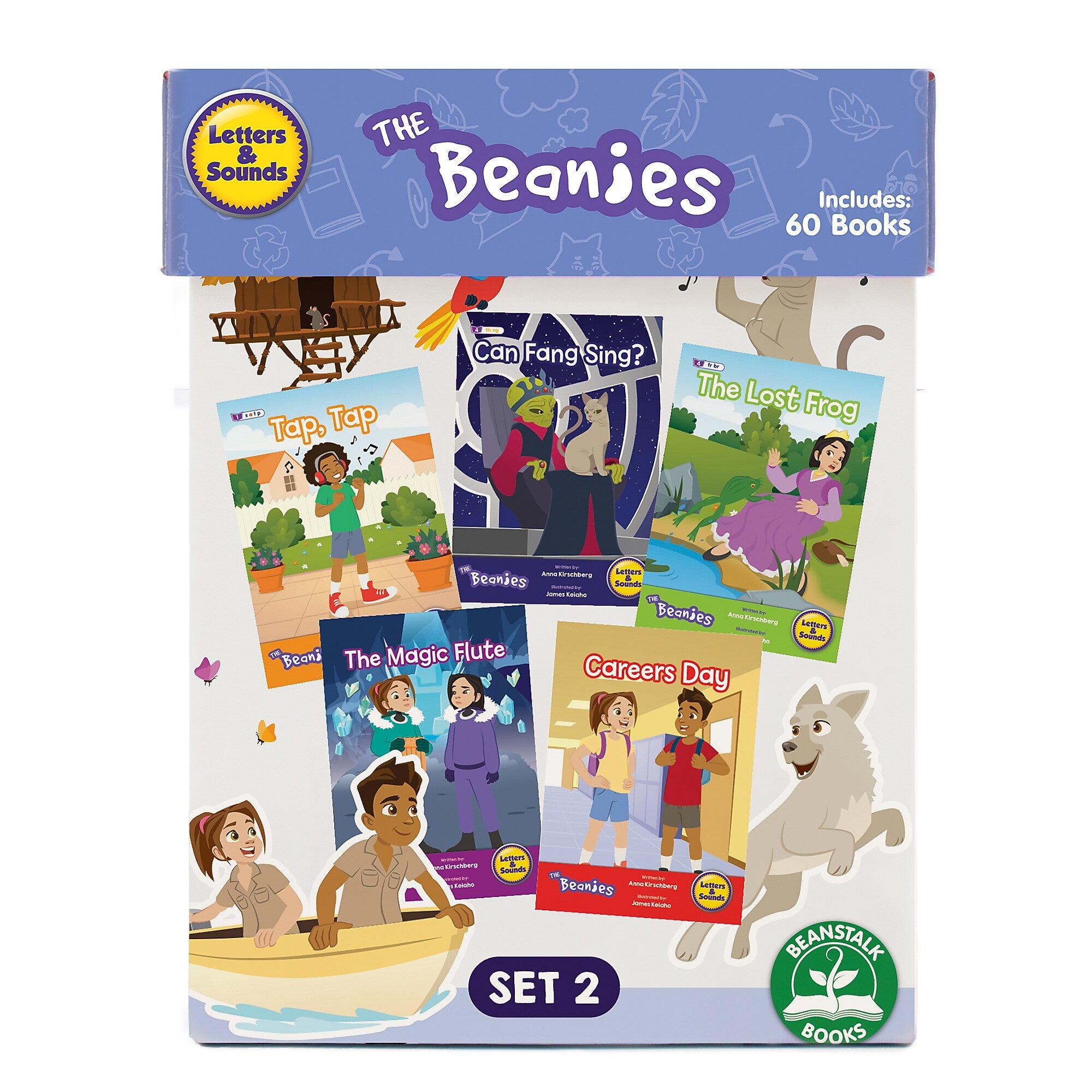 Beanstalk Books The Beanies Hi-Lo Diversity Decodable Boxed Set 2, 60/Set (JRLBB158)