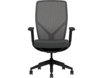 HON Flexion Fabric/Mesh Swivel Task Chair, Black (HFXT1.F0.STC.A.H.IM.UR10.NL.SB.T)