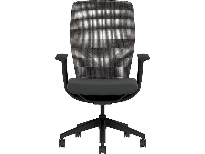 HON Flexion Fabric/Mesh Swivel Task Chair, Black (HFXT1.F0.STC.A.H.IM.UR10.NL.SB.T)