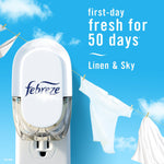 Febreze Fade Defy Plug Air Freshener Warmer Refill, Linen & Sky Scent, 0.87 fl. oz., 3/Pack (54344)