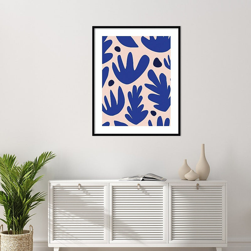 Amanti Art Bluebell Poster by Urban Road Wood Framed Wall Art Print, 33" x 41" (A42675529135)
