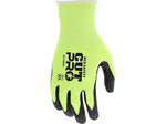 MCR Safety Cut Pro Hypermax Fiber/Nitrile Work Gloves, Lime/Black, M, Pair (127-92748HVM)