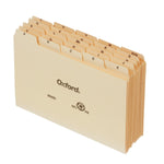 Oxford Index Card Dividers, 4" x 6", Manila, 25/Set (B6425)