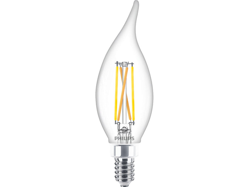 Philips 2.3-Watt Warm Glow LED Decorative Bulb, 6/Carton (566653)