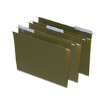 Staples® 95% Recycled Hanging File Folders, 1/3-Cut Tab, Letter Size, Standard Green, 25/Box (ST116806/116806)