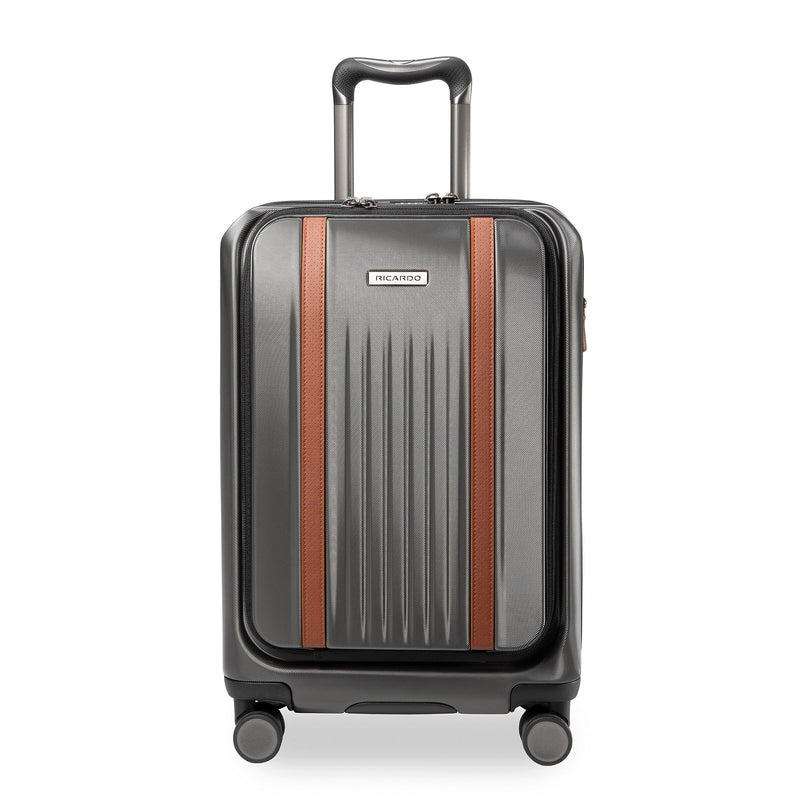 Ricardo Beverly Hills Montecito 2.0 22" Hardside Carry-On Suitcase, 8-Wheeled Spinner, Graphite (124-21-029-4FO)