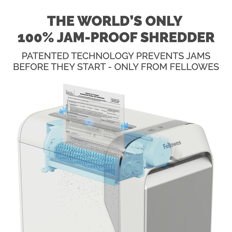 Fellowes LX220 20-Sheet Micro-Cut Shredder, White (5015501)